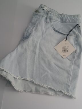Ava & Viv Denim Shorts High Rise Midi Sz 16 17